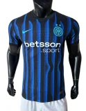 2025-26 Mens Inter Milan home Player version Soccer Jersey
