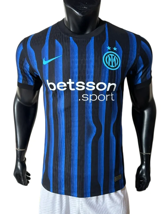 2025-26 Mens Inter Milan home Player version Soccer Jersey