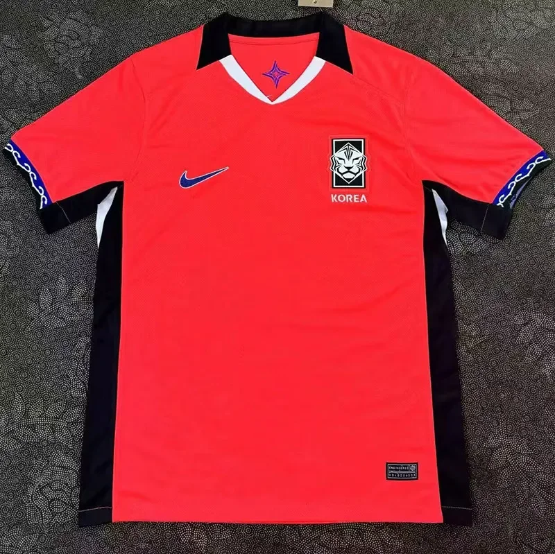 2025-26 Mens Korea home red Training Shirts jersey