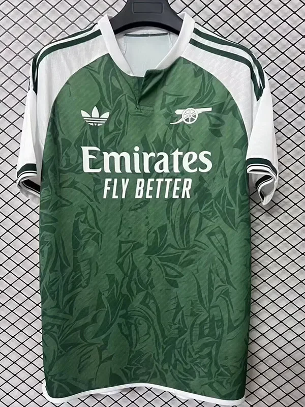 2025-26 Arsenal Special Edition green Fans soccer jersey