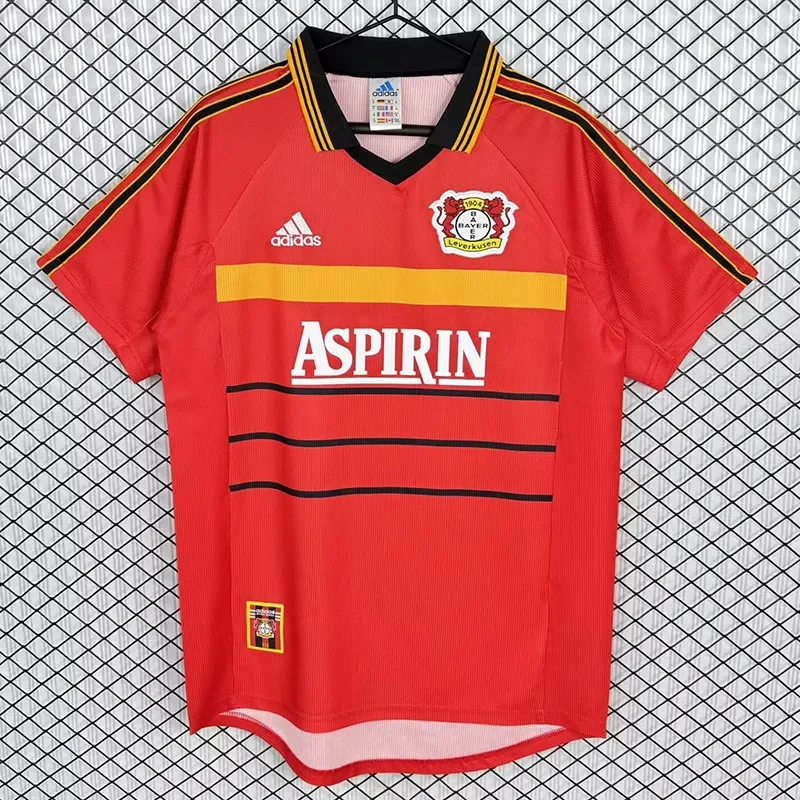 1999-2000 LeverKusen Home Retro Soccer Jersey