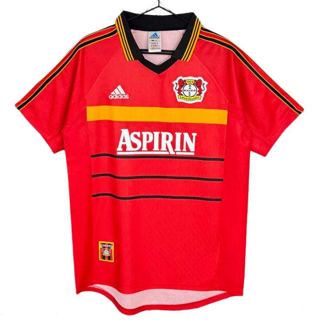 1999-2000 LeverKusen Home Retro Soccer Jersey