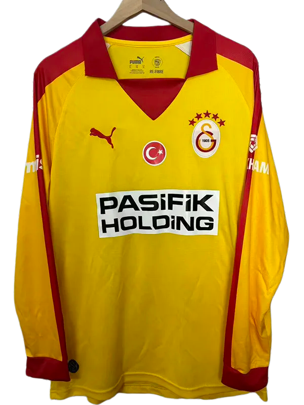 2026 Galatasaray Yellow Special Edition Long Sleeve Soccer Jersey