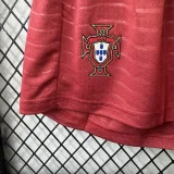 2025-26 Mens Portugal home red player  Shorts Pants