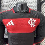 2026-27 Mens Flamengo home long sleeve Player version soccer Jersey
