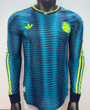 2026-27 Mens Colombia away blue  long sleeve Player version soccer jersey