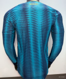 2026-27 Mens Colombia away blue  long sleeve Player version soccer jersey