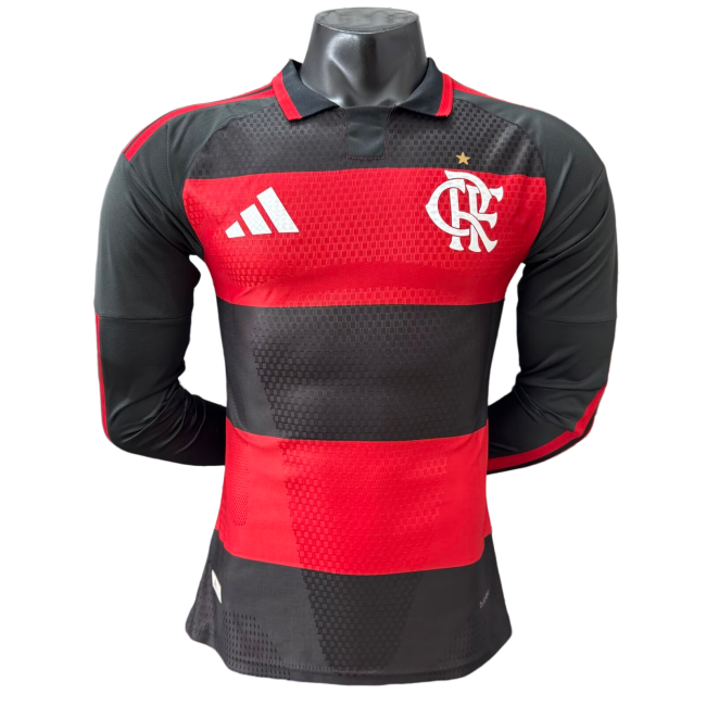 2026-27 Mens Flamengo home long sleeve Player version soccer Jersey