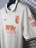 2025-26 Mens Augsburg FC Beige Special Edition Fans Soccer Jersey