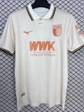 2025-26 Mens Augsburg FC Beige Special Edition Fans Soccer Jersey