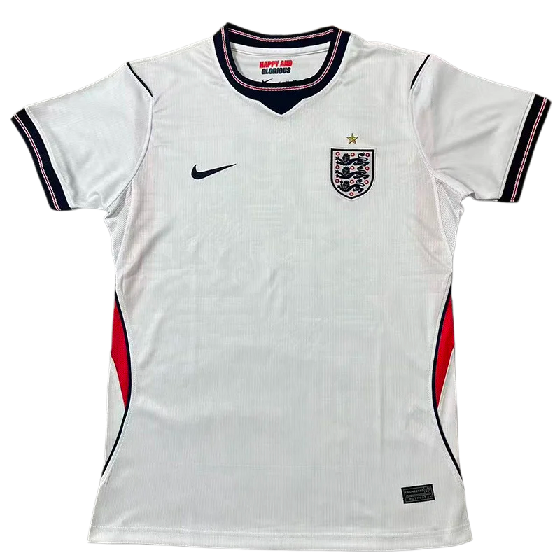 2026  Women England home white Soccer Jersey