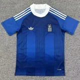 2025-26 Mens Greece away blue Soccer Jersey