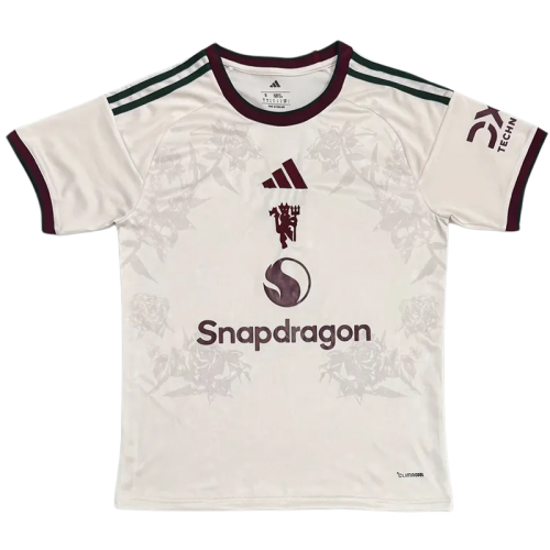 2026-27 Mens Manchester United  Beige Special Edition Fans Soccer Jersey