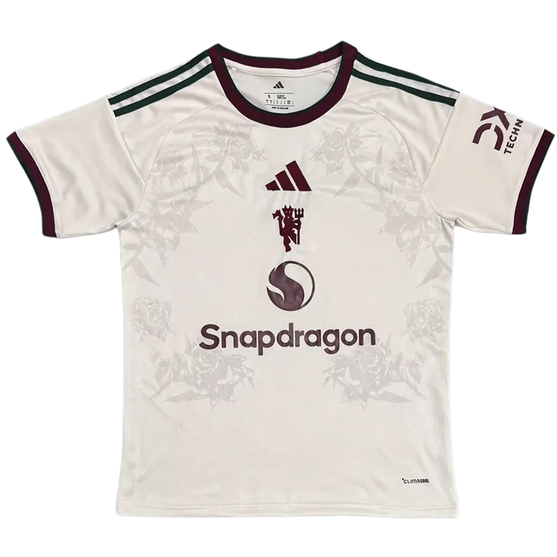 2026-27 Mens Manchester United  Beige Special Edition Fans Soccer Jersey