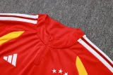2026-27 Kids Germany Red Half Pull Tracksuit #E26009