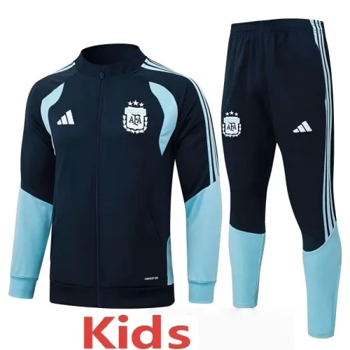 2026-27 Kids Argentina Royal blue Jacket Tracksuit  #E26010