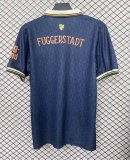 2025-26 Mens Augsburg FC cyan Special Edition Fans Soccer Jersey