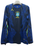 2026-27 Mens Brazil Away Long Sleeve Soccer Jersey