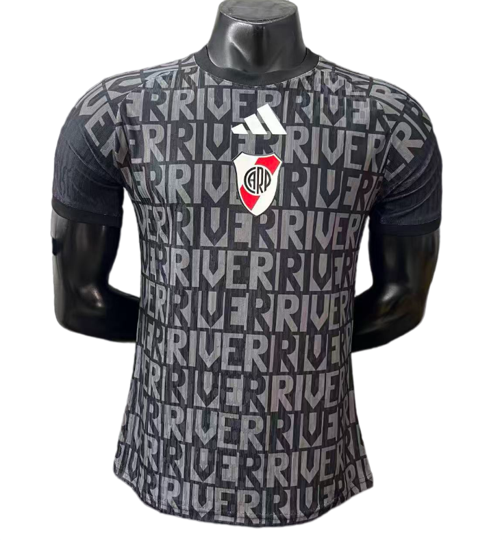 2026-27 Mens River Plate Black Player Version Soccer Jersey