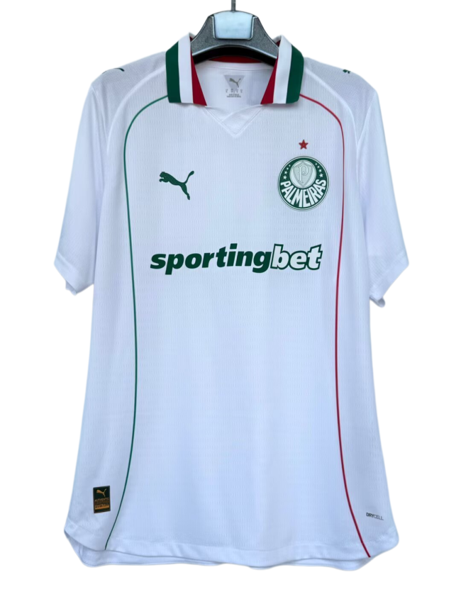 2026-27 Mens Palmeiras away white 1：1 Soccer Jersey