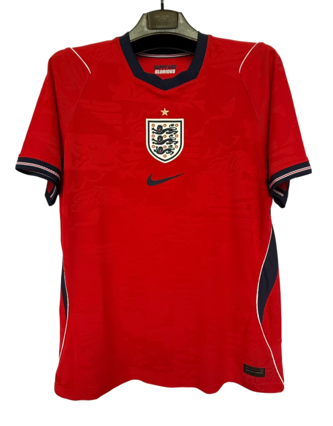 2026-27 Mens England away 1:1 Red  Soccer Jersey