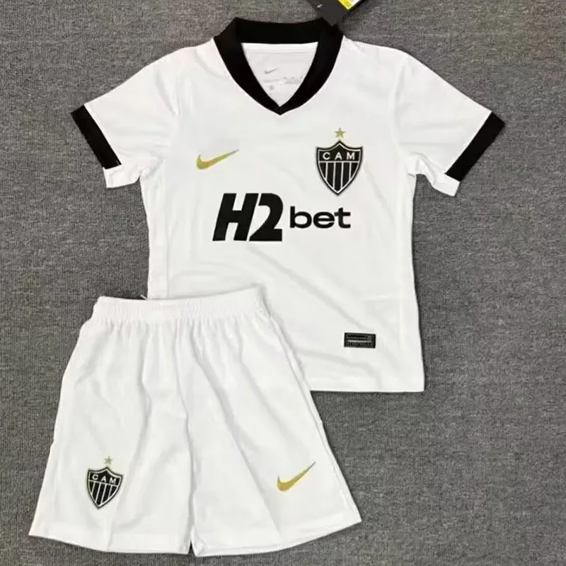 2026-27 Kids Mineiro Away white Soccer Jersey