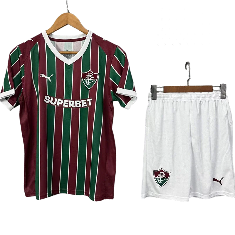 2026-27 Kids Fluminense home Soccer Jersey