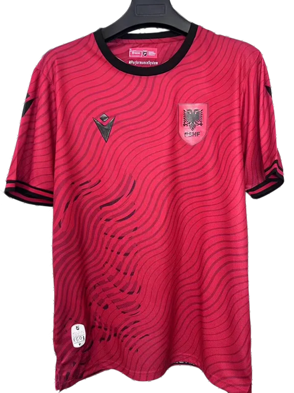 2026-27 Mens  Albania red home Soccer Jersey
