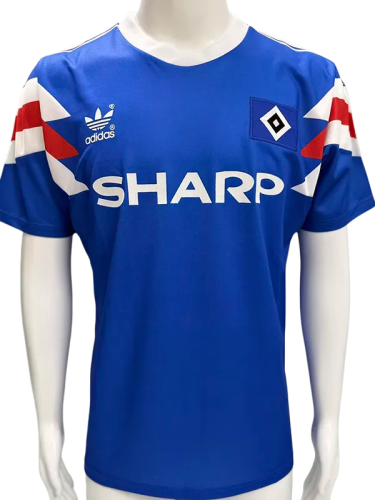 1990-1991 Hamburg SV Away Retro Soccer Jersey