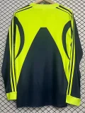 1999-2000 Mens Real Madrid Goalkeeper Long Sleeve Retro Soccer Jersey