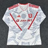 2026-27 Mens Universidad De Chile Grey Long Sleeve Soccer Jersey