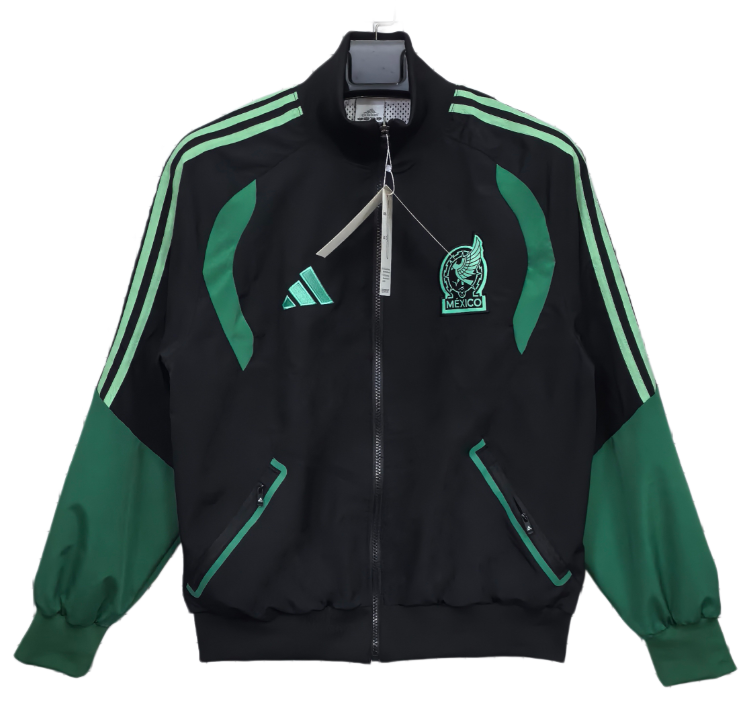 2025-26 Mens Mexico black green windbreaker