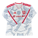 2026-27 Mens Universidad De Chile Grey Long Sleeve Soccer Jersey
