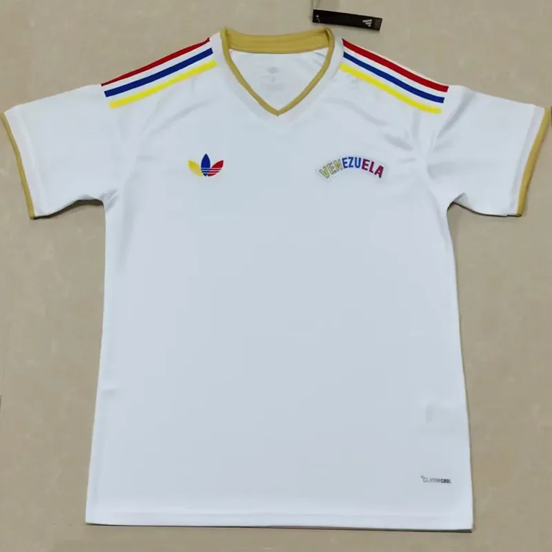 2026-27 Mens Venezuela away white  soccer jersey