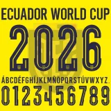 2026-27 Mens Ecuador Third away Fans Soccer Jersey