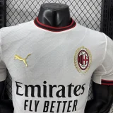 2026-27 Mens AC Milan white away Player version Soccer Jersey