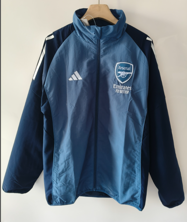 2026-27 Mens Arsenal  royal blue Windbreaker