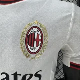 2026-27 Mens AC Milan white away Player version Soccer Jersey