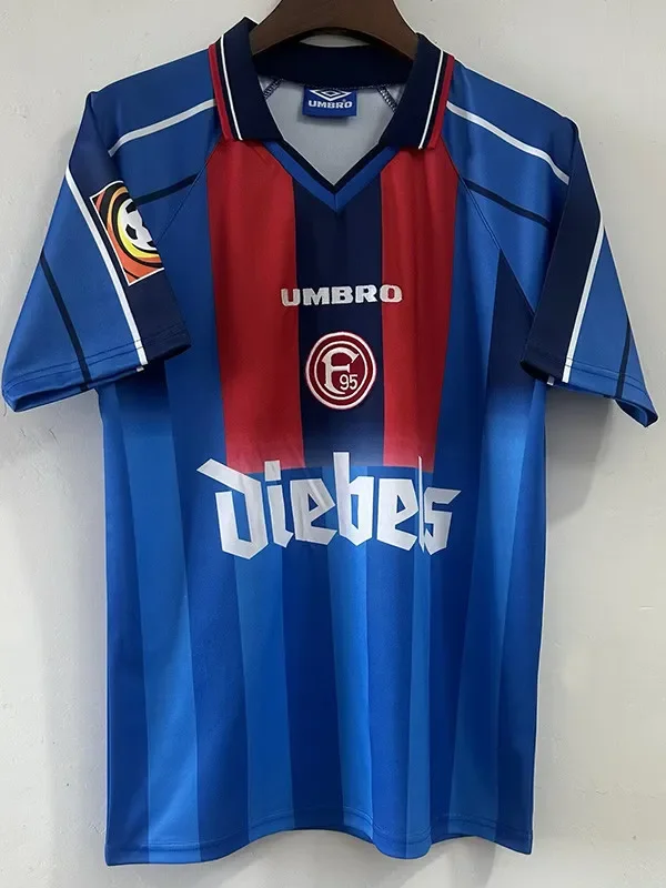 1998 Fortuna Dusseldorf Blue Retro Soccer Jersey
