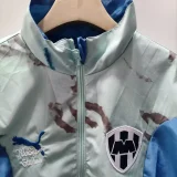2025-26 Monterrey White Blue Double Sided Windbreaker