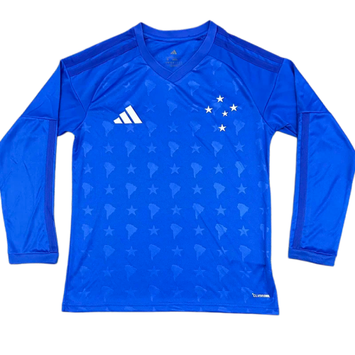 2026-27 Cruzeiro Home Long Sleeve Soccer Jersey