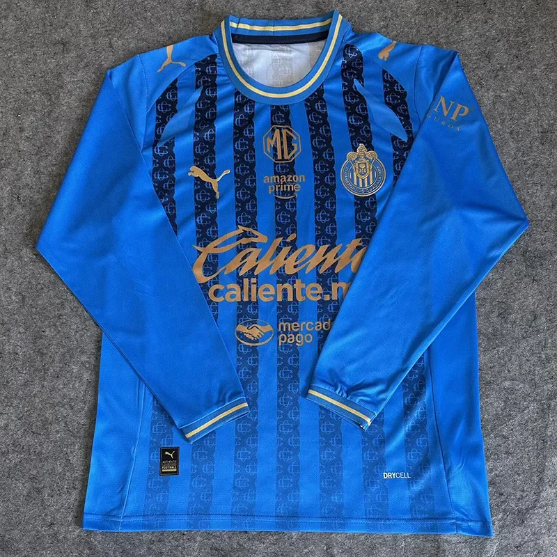 2025-26 Chivas Third away Long Sleeve Soccer Jersey