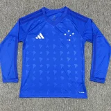 2026-27 Cruzeiro Home Long Sleeve Soccer Jersey