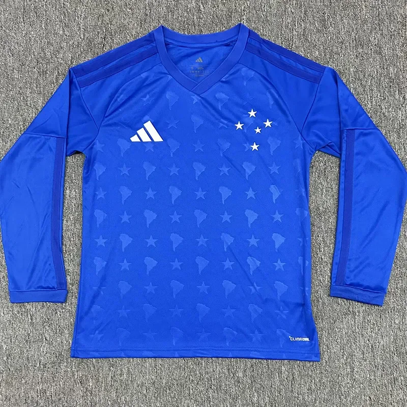2026-27 Cruzeiro Home Long Sleeve Soccer Jersey