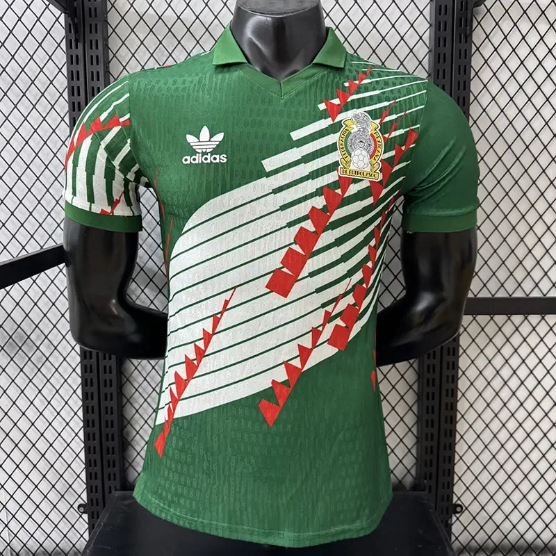 2026-27 Mexico Ｇreen Special Edition White stripe Player Version Soccer Jersey