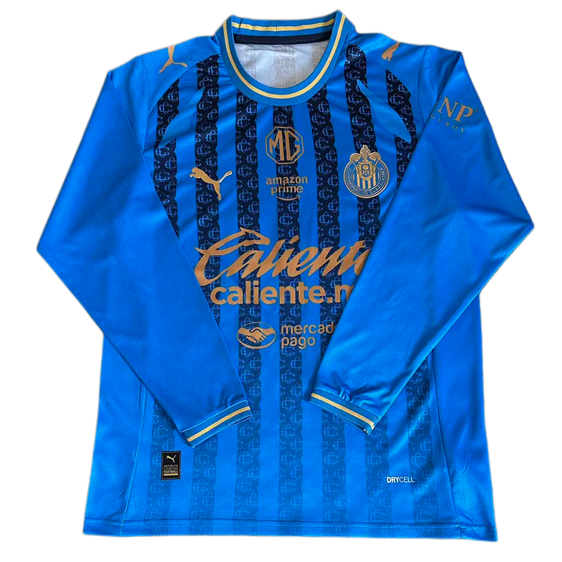 2025-26 Chivas Third away Long Sleeve Soccer Jersey