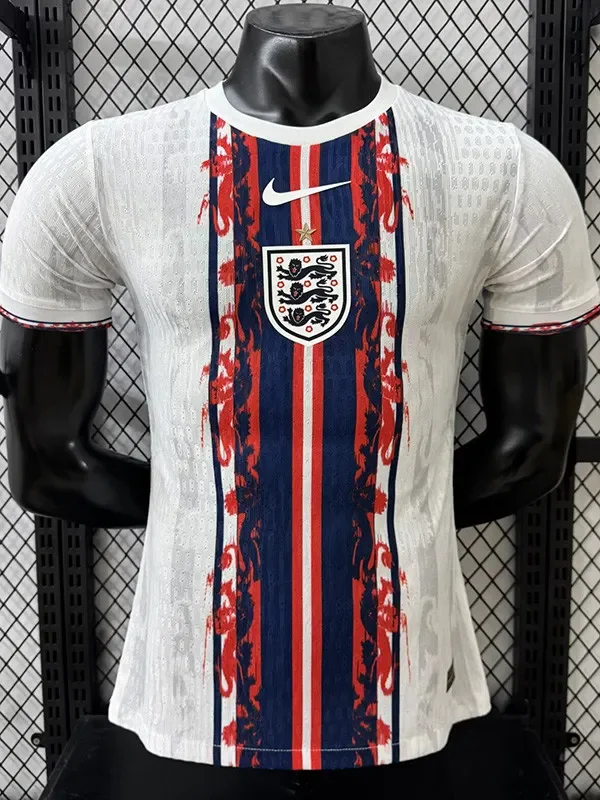 2026-27 Mens England White Special Edition Player Version Soccer Jersey