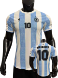 2026 Argentina  Light Blue Player Version Soccer Jersey (MARADONA#10Commemorative Edition)