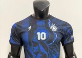 2026 Argentina  Royal Blue Player Version Soccer Jersey(MARADONA#10Commemorative Edition)