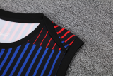 2025-26 Mens Barcelona blue-red vest Training Short Suit